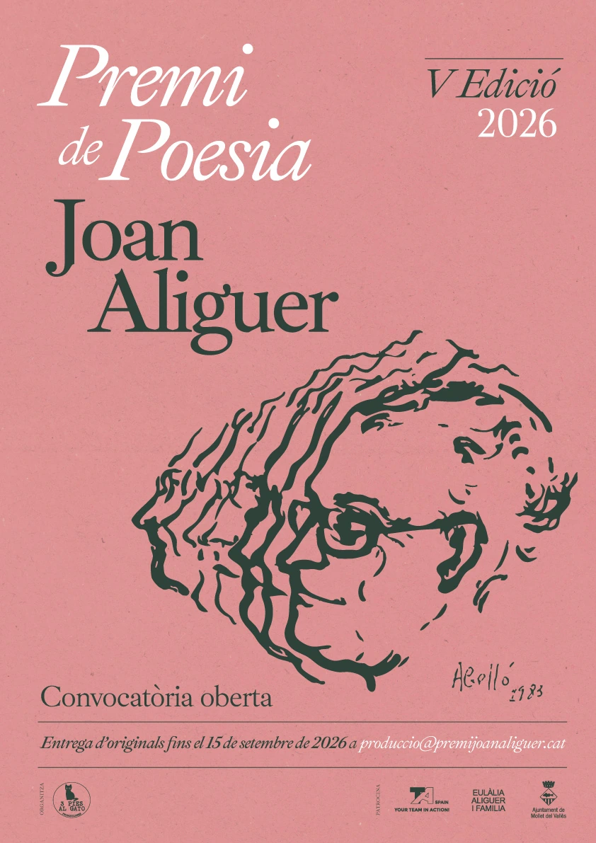Parnass publicarà el poemari guanyador del V Premi de Poesia Joan Aliguer